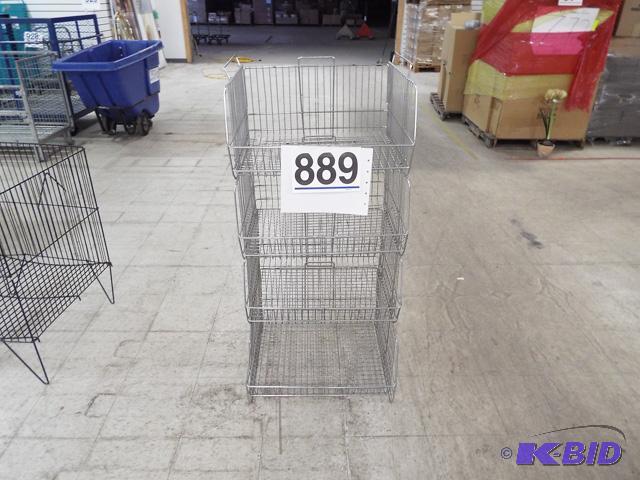 4 Level Wire Display Bin 22x48