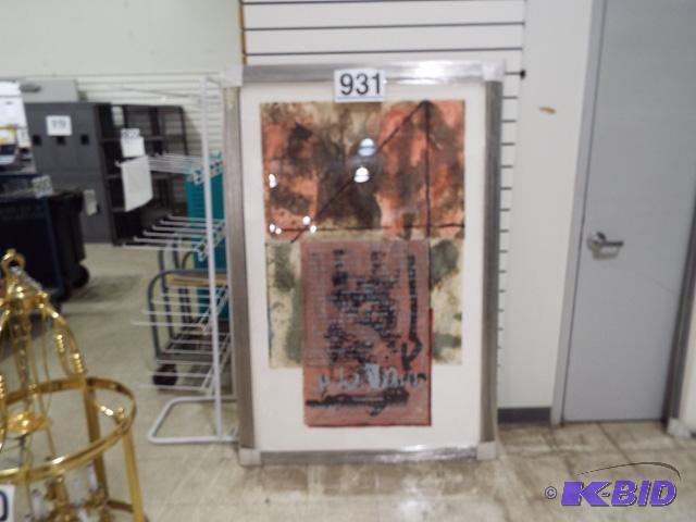 Large Framed Fine Art Piece