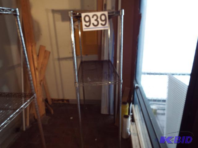 Metal Shelving Unit With 2 Shelves 36x18x64