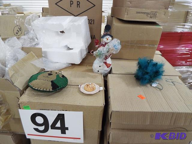 Assorted Holiday Ornaments and Decorations