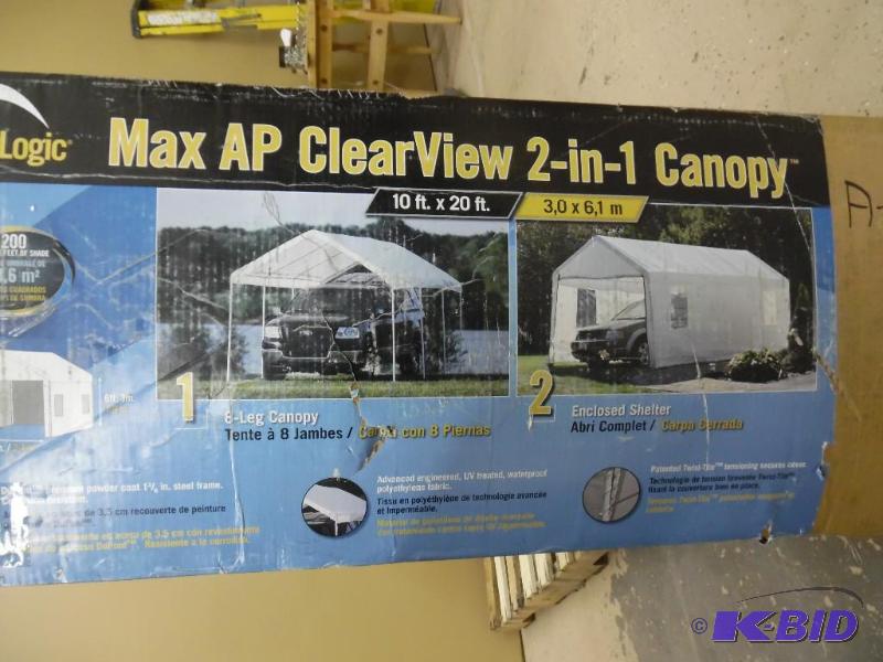 Max AP ClearView 2 in 1 Canopy -10 ft x 20 ft...