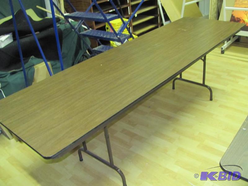 lot 20 image: Large Heavy-Duty Folding Table. Approx. 29.5&...