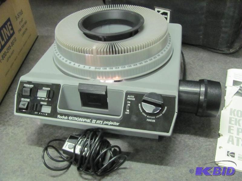 lot 36 image: This KODAK Ektagraphic III ATS Slide Projecto...