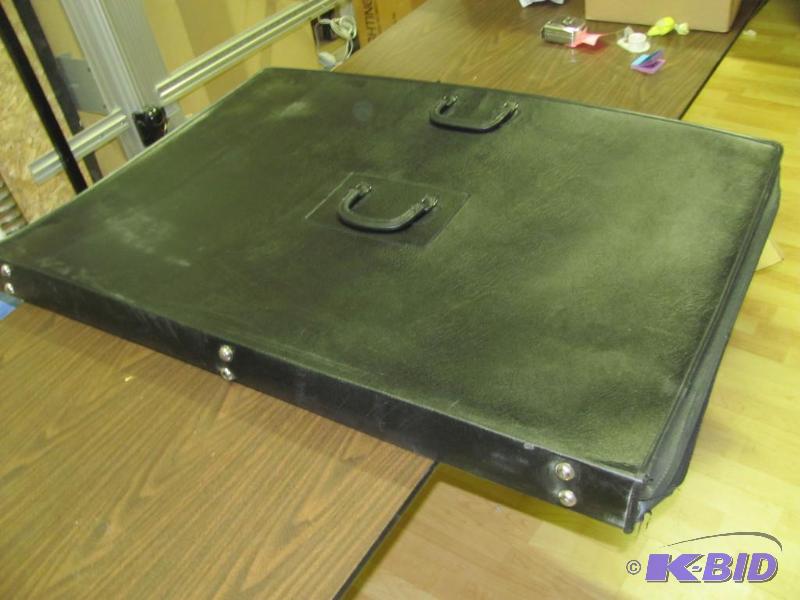 lot 72 image: Large Zippered ArtworkDocument Portfolio. Gr...