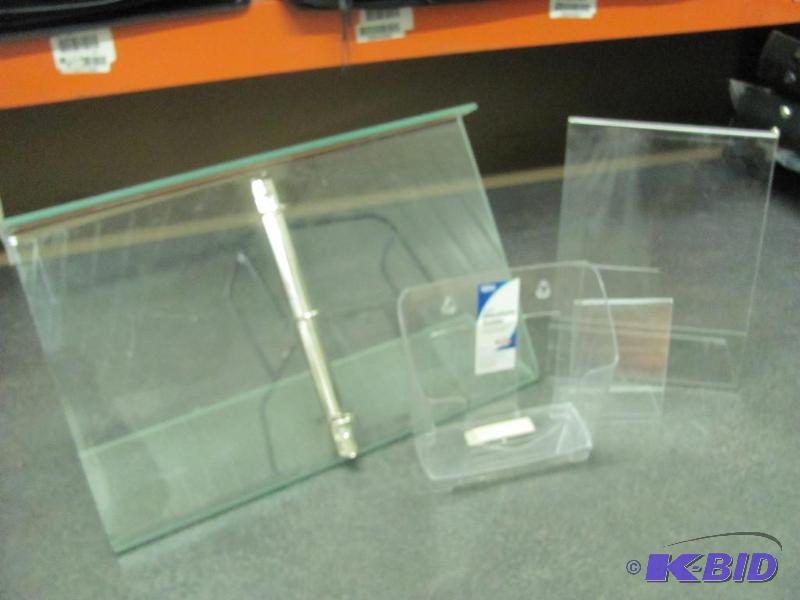 lot 81 image: Four (4) Assorted LiteratureSign Plastic Cou...