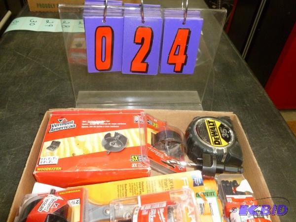 Flat of misc. tools as shown. Terms. Inspecti...