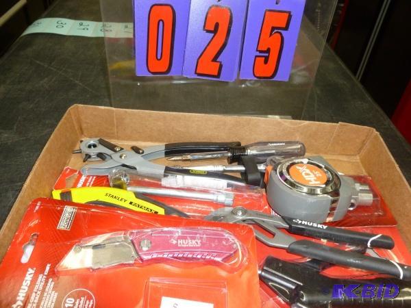 Flat of misc. tools as shown. Terms. Inspecti...
