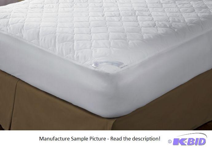 lot 124 image: Sleep Connections Quilted Mattress Cover - 60...