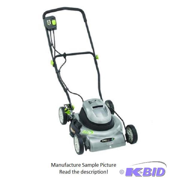 lot 137 image: Earthwise 18" Corded Electric Lawn Mower...