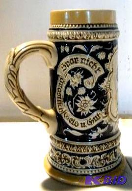 lot 157 image: Beer Stein - Made for Olympia Beer - &quotSp...