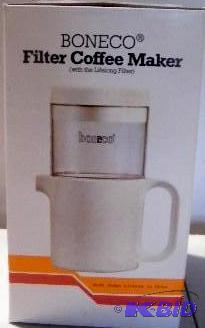 lot 168 image: Boneco Filter Coffee Maker - White - with Lif...