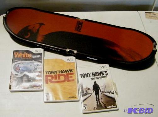 lot 174 image: Tony Hawk Skateboard Controller for WII - Com...