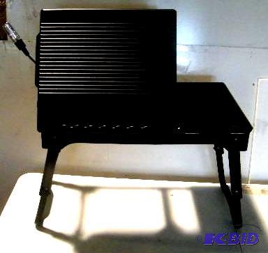 lot 177 image: Laptop Lap Computer Table - Has 3 adjustable ...