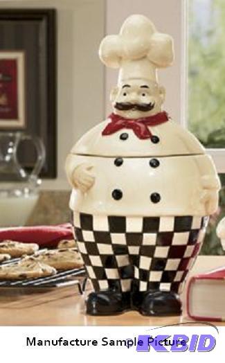 lot 42 image: Fat Chef Cookie Jar -&nbspGlazed ceramic -&n...