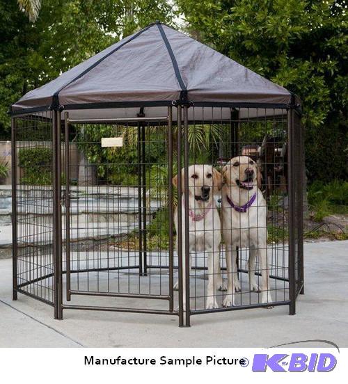 lot 51 image: Aztek Gold Pet Gazebo - by Advantech Pet Stuf...
