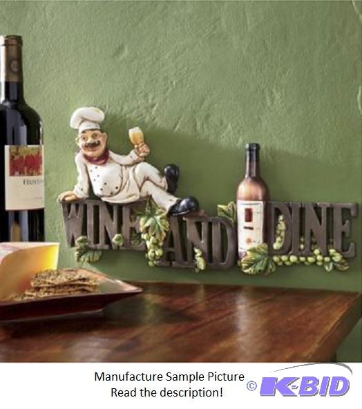 lot 82 image: Wine and Dine Sign -&nbspA reminder to sit b...
