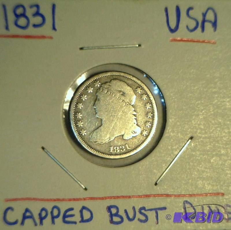 1831 Capped Bust Dime