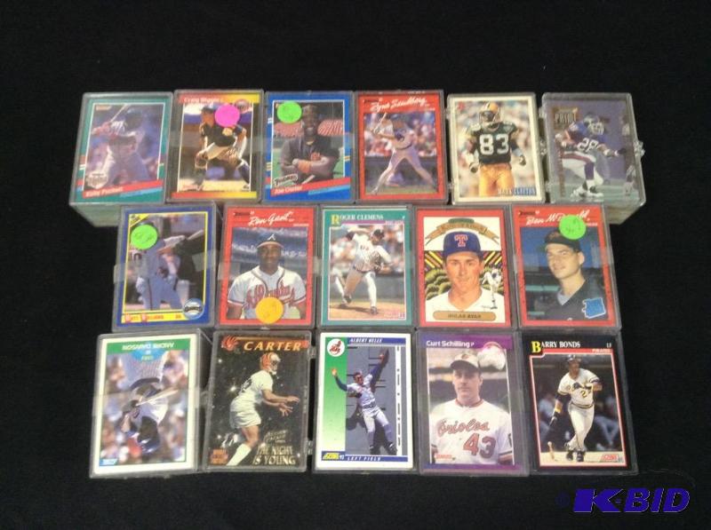 Large Assorted Lot of Sport Trading Cards