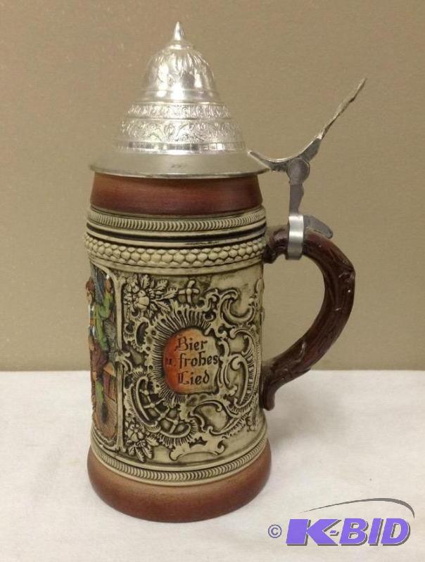 Brown German Beer Stein Mug