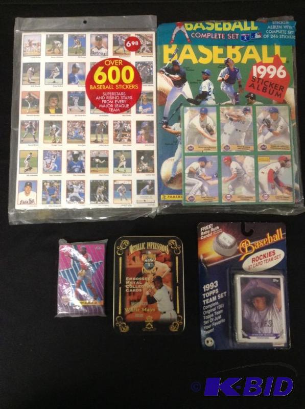 Baseball Stickers and Trading Cards