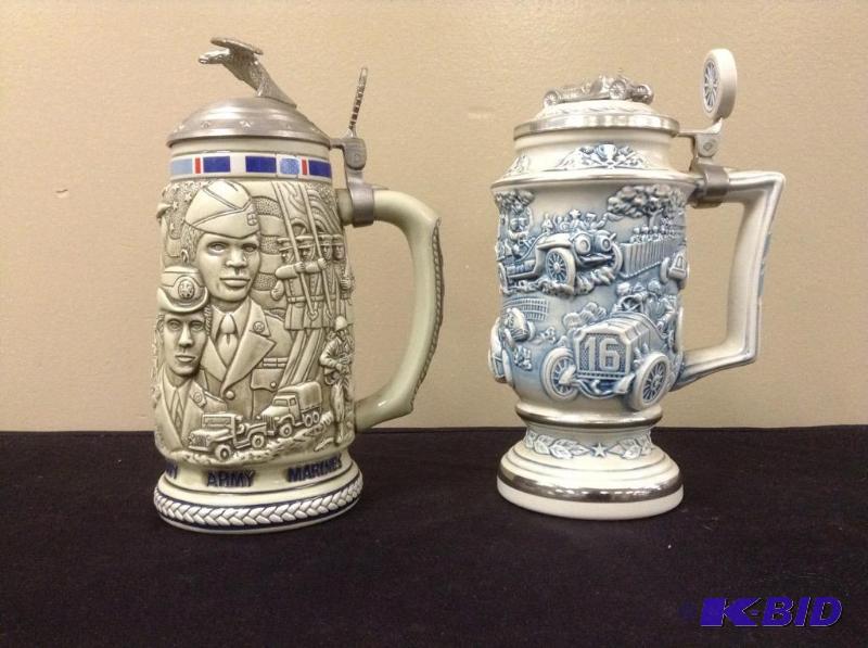 2 Avon Beer Stein Mugs