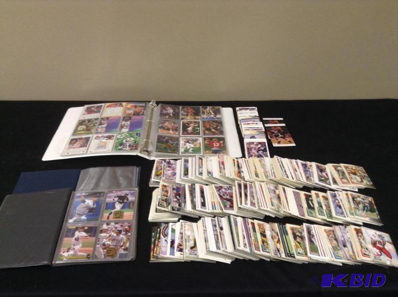 Huge Lot of Sports Trading Cards NBA MBL NFL