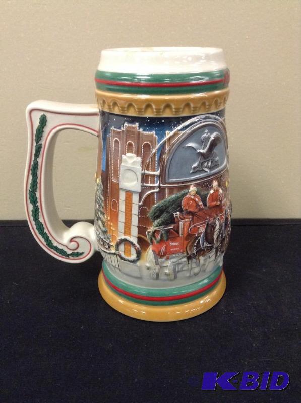1997 Budweiser Holiday Stein