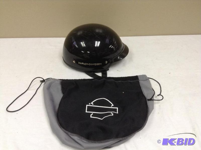 lot 102 image: Lot of Harley Davidson half helmet