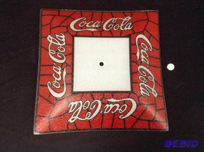 lot 111 image: Lot of one Coca-Cola ceiling light lamp cover with plastic screw cover