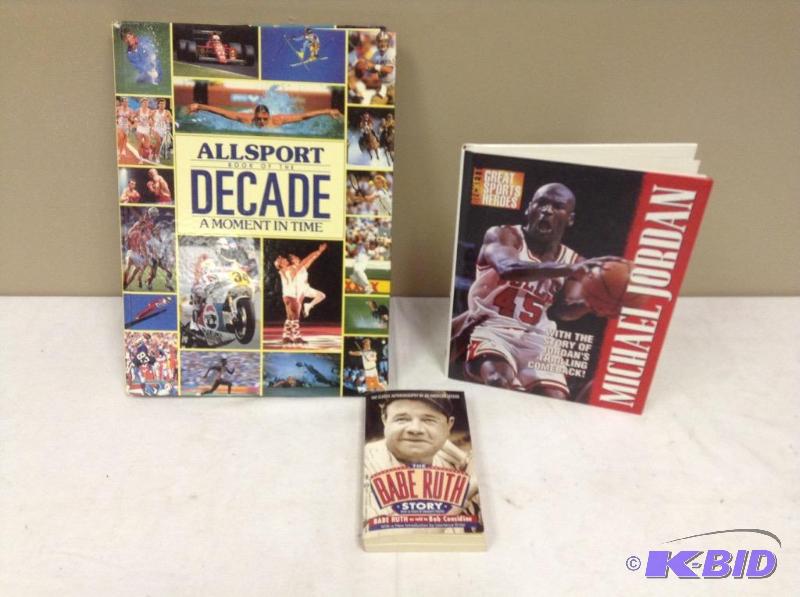 lot 112 image: Lot of three sports related books