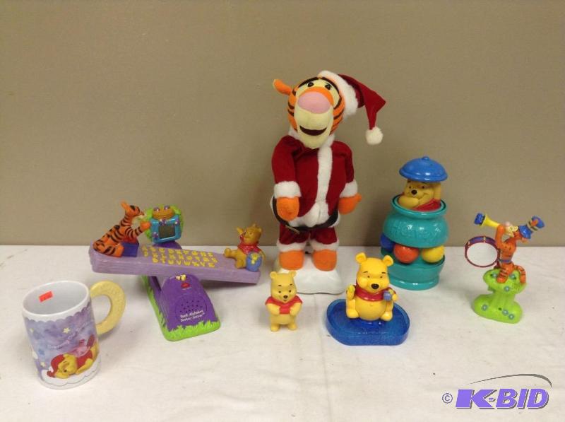 lot 155 image: Winnie The Pooh & Tiger Toys