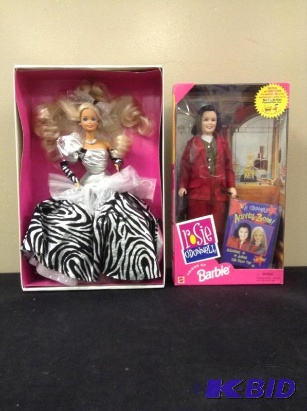 lot 19 image: Sterling Wishes & Rosie ODonnell Barbies