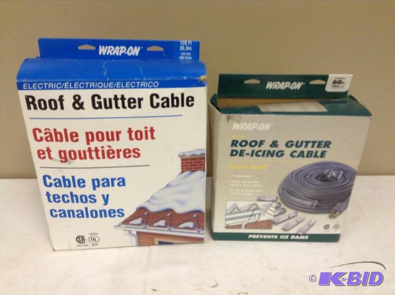 lot 26 image: 2 Packages Roof & Gutter De-Icing Cable