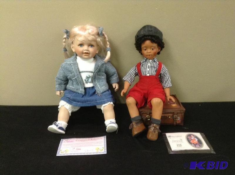 lot 41 image: 2 Porcelain Dolls