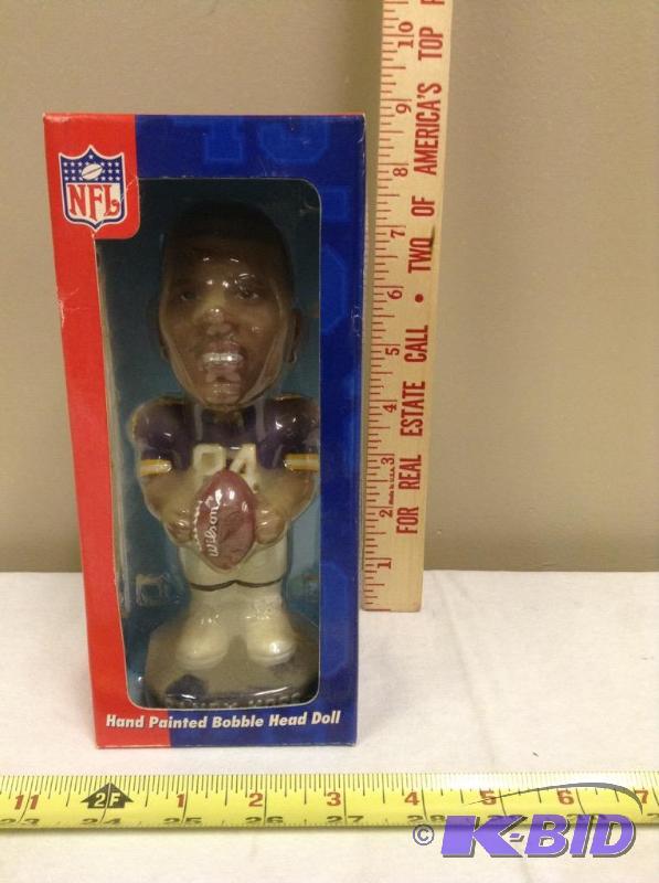 Minnesota Vikings NFL Randy Moss Hand Painted Bobblehead