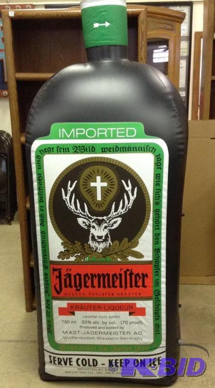 lot 77 image: Jagermeister Blow up Advertising Display