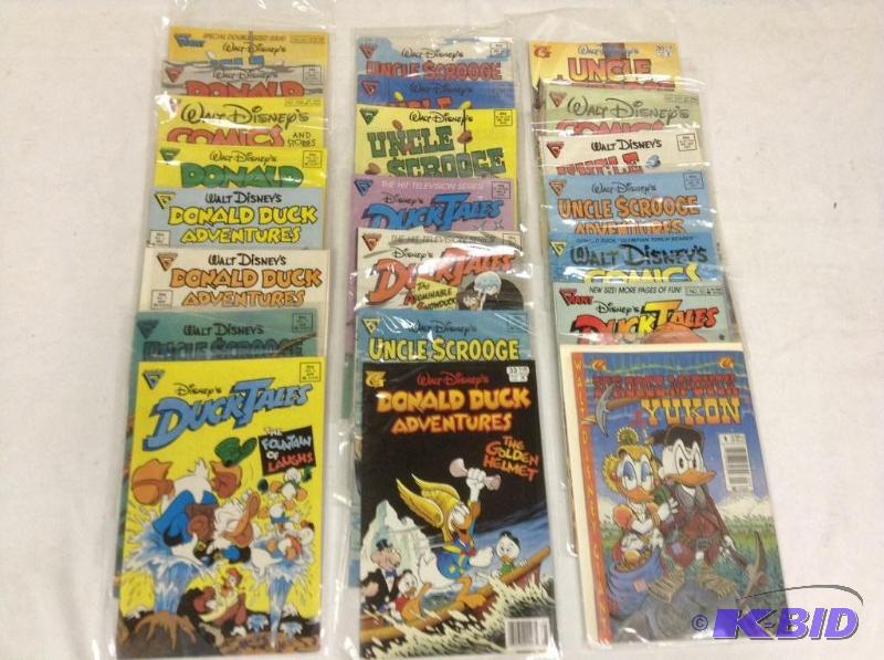 lot 82 image: Disney Comics in protective sleeves