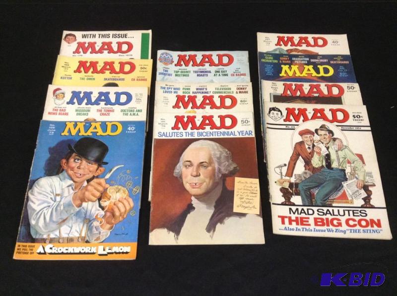 lot 83 image: Vintage MAD magizines
