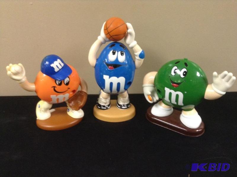 lot 90 image: Lot of three M&M dispensers