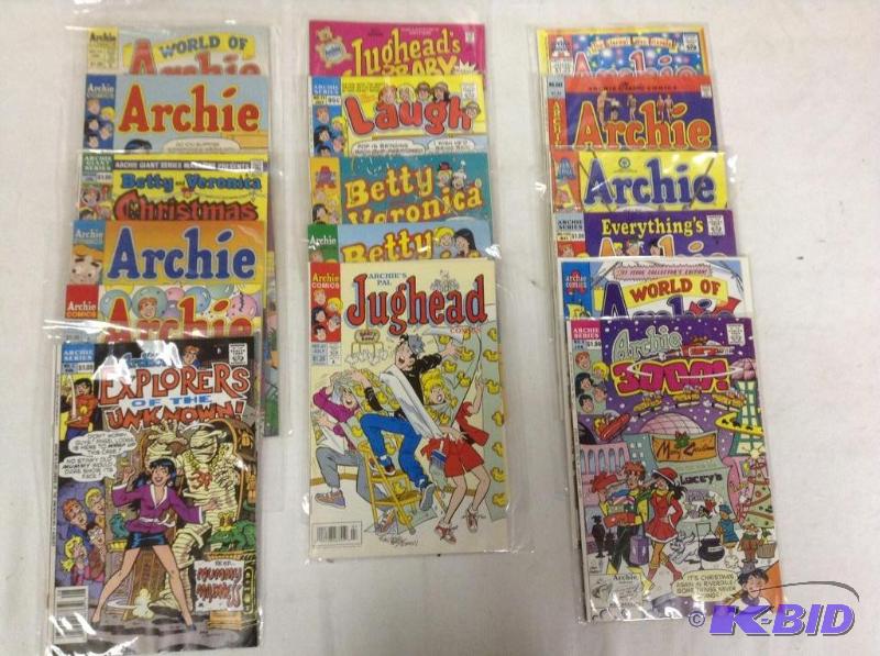 lot 95 image: Lot of comics for Archie comics including 400th issue