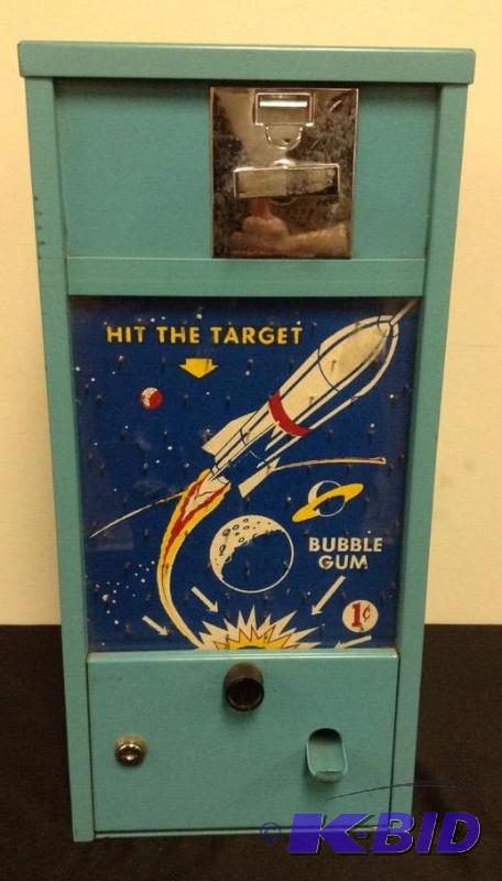lot 1 image: FUN Penny Gumball Machine Spaceship PLINKO Like Action