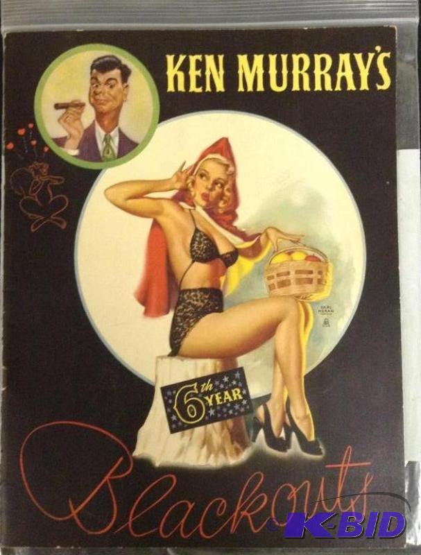 lot 10 image: Ken Murrays Blackouts of 1947 Souvenir Program BurlesqueVaudeville