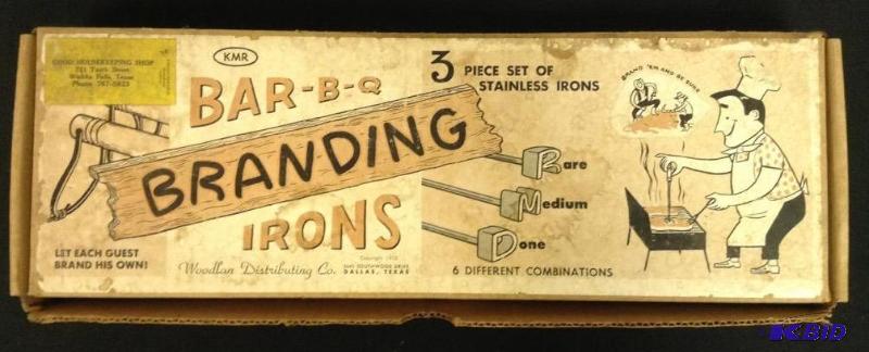 lot 11 image: Really Cool BBQ Branding Irons