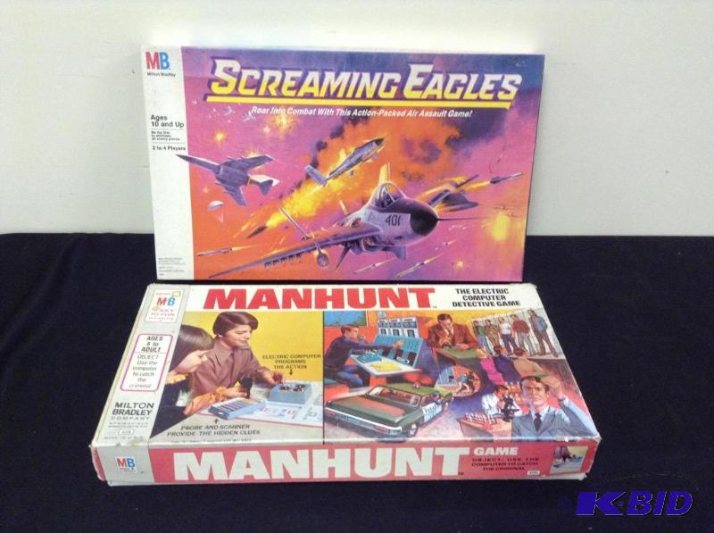 lot 87 image: Screaming Eagles & Manhunt Games