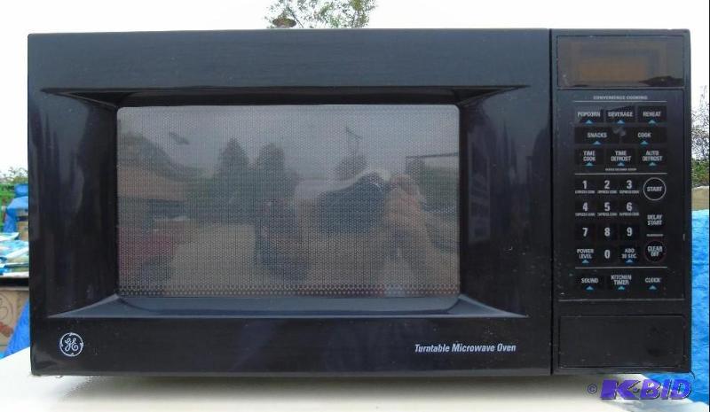 GE Microwave - Above stove - 10&quot tall x ...