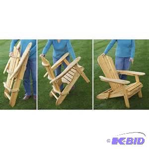 folding Adirondack chair