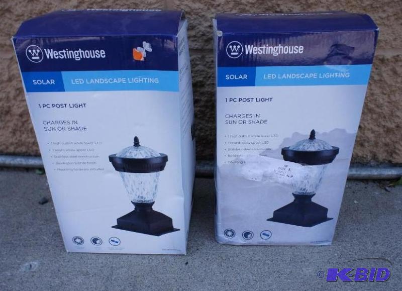 New Westinghouse Solar LED landscape lights. ...