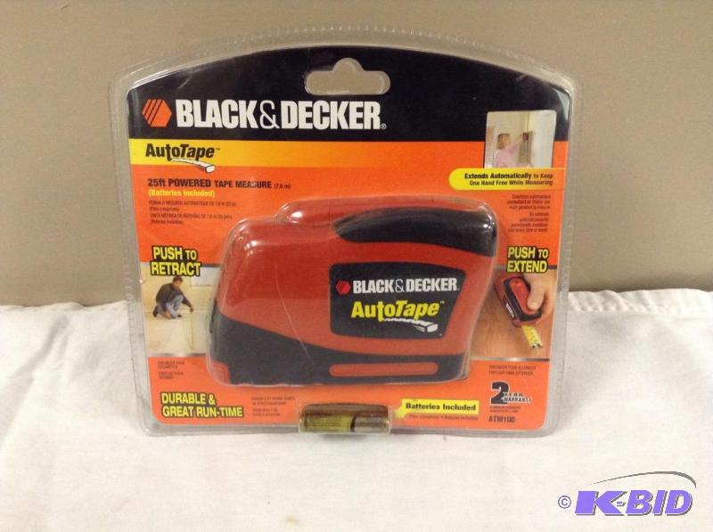 Black & Decker "AutoTape" 25 ft. Powered Tape Measure The Victor