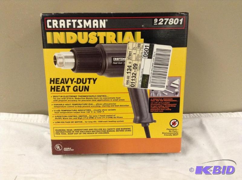 lot 125 image: Craftsman Industrial Heavy Duty Heat Gun