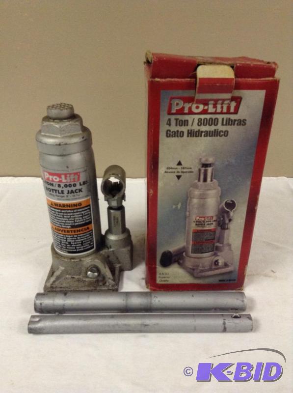 lot 127 image: Pro-Lift 4-ton Bottle Jack